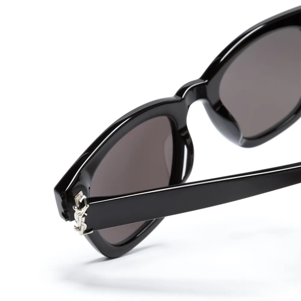 Brand New! YSL Saint Laurent Monogram Square Sunglasses Silver Hardware unisex - Picture 5 of 13